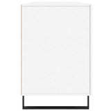 Desk White 140x50x75 cm Engineered Wood 829572
