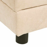 Dog Sofa with Pillow Cream 83x44x44 cm Plush 171106