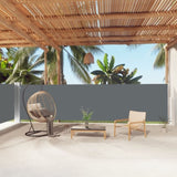 Retractable Side Awning Anthracite 160x1000 cm 318032
