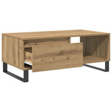 Coffee Table Artisan Oak 90x50x36.5 cm Engineered Wood 857339