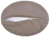 Cushion Cover 6 pcs HEERLEN Light Grey 60 cm Boucl 922942