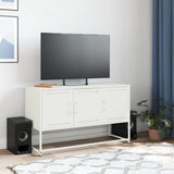 TV Cabinet White 100.5x39x60.5 cm Steel 846481
