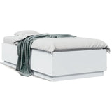 Bed Frame without Mattress White 90x190 cm Single 3209751