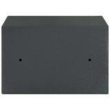 Safe Box with Lock Dark grey 31 x 20 x 20 cm Steel 42011314