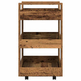 Kitchen Trolley Oak Wood 60 x 45 x 80 cm Engineered Wood 862117