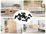 Sleeve Nuts 8451 pcs Black Metal 864537