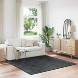Anti-slip Shaggy Rug Dark grey 200 x 200 cm PP 4019771