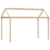 Loft Bed with Ladder and Roof without Mattress 80x200 cm 3282152