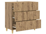 Drawer Cabinet Artisan Oak 66 x 34.5 x 90 cm Engineered Wood 895074