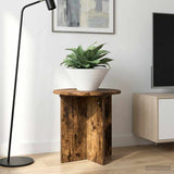 Plant Stand 2 pcs Smoked Oak 40 x 40 x 40 cm Engineered Wood 899731