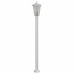 ZNTS Outdoor Floor Lamp Silver 120 cm Stainless Steel 4006383