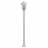Outdoor Floor Lamp Silver 120 cm Stainless Steel 4006383