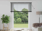 Venetian Blind Black 213 x 160 cm 25 mm PVC 42003757