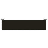 2-Piece Bench Cushions SOEST 2 pcs 100% Polyester Black 949153