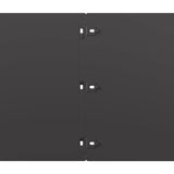 Lawn Edgings 10 pcs Black 25x103 cm Cold-rolled Steel 860166