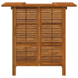 Bar Table 110x50x105 cm Solid Acacia Wood 44007