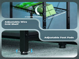 Reversible 'L' LED Light Gaming/Work Desk - Black T3398P555134