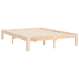 Bed Frame without Mattress 140x190 cm Solid Wood Pine 3193641