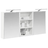 Bathroom Cabinet Set 3 pcs 126 x 16 x 62.5 cm Engineered wood 3403832
