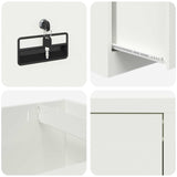 Storage Cabinet Olive Green 80 x 40 x200 cm Steel 3406194