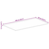 Table Top 100x60x1.5 cm Rectangular Solid Wood Reclaimed 371062
