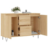 Sideboard Sonoma Oak 101.5x35x70 cm Engineered Wood 827207