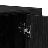 TV Cabinet Black Oak 100 x 31.5 x 35 cm Engineered Wood 881158