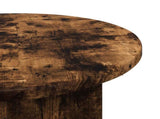 Side Table 2 pcs Smoked Oak 39 x 38 cm Engineered Wood 8001090