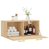 Wall Cabinet Sonoma Oak 80x36.5x35 cm Engineered Wood 830063