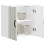 Kitchen Wall Cabinet Lucca High Gloss White Engineered Wood 853819