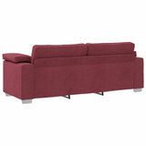 Sofa 3 pcs Wind Red Fabric 3324661