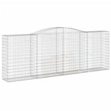 Arched Gabion Basket 400x50x140/160 cm Galvanised Iron 153537