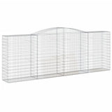 Arched Gabion Basket 400x50x140/160 cm Galvanised Iron 153537