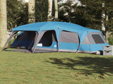 Family Tent with Porch Dome 9-Person Blue Waterproof 4009585