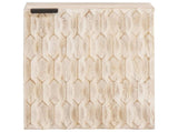 Bathroom Hanging Cabinet White 38 x 33 x 48 cm Solid Mango Wood 4017884