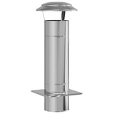 Chimney Extension Silver 25 x 25 x 65 cm Stainless Steel 42008444