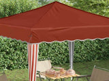 Pop-up Party Tent 195 x 195 x 245 cm Terracotta Oxford Fabric 42019721