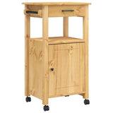 Kitchen Trolley MONZA 48x40x88.5 cm Solid Wood Pine 376088
