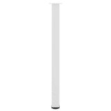 Bar Table Legs 4 pcs White 110-112 cm Steel 4012481