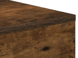 Electric Fireplace Smoked Oak 75 x 24.5 x 75 cm Engineered wood 8020772