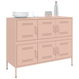 Sideboard Pink 100.5x39x79 cm Steel 843097