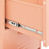 Storage Cabinet Pink Steel Standard Adjustable Feet 336184
