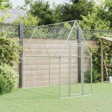 Chicken Cage Silver 200x100x190 cm Galvanised Steel 172550