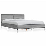 Bed Frame without Mattress Grey Sonoma 120x200 cm 3279995
