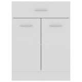 Drawer Bottom Cabinet White 60x46x81.5 cm Engineered Wood 801228