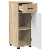 Bathroom Cabinet with Drawer Sonoma Oak 30 x 35 x 80 cm 883326