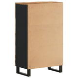 Highboard with Drawer 60x33x100 cm Solid Wood Mango&Iron 352933