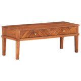 ZNTS TV Cabinet 110x40x41 cm Solid Acacia Wood 286577