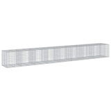 Gabion Basket with Cover 850x100x100 cm Galvanised Iron 3295205