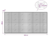 Gabion with 3.5 mm Wire and 5x2.5 cm Mesh 300x20x200 cm 3461712